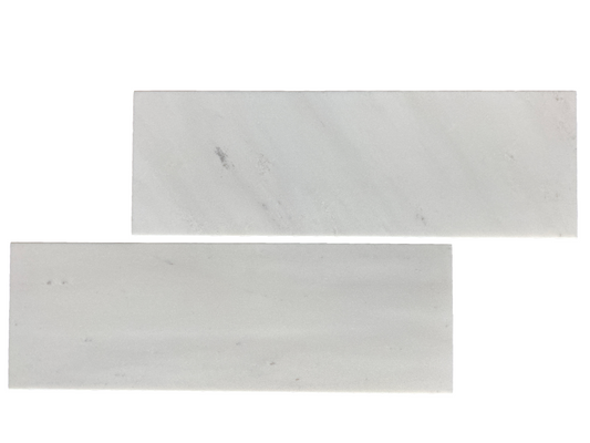 Bianco Sivec Field 6"x 18" Marble Tile
