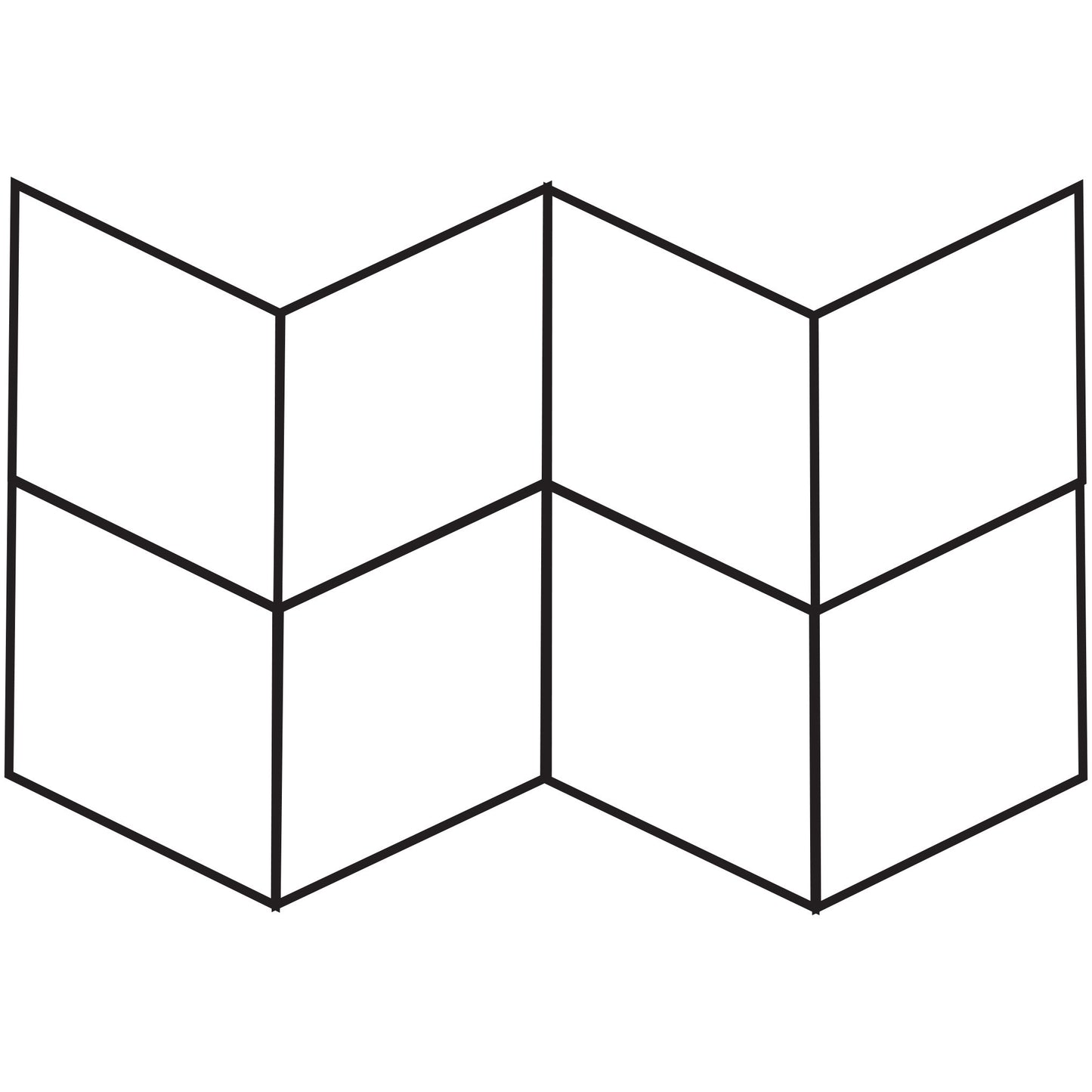 Bianco Sivec 4"x4" Rhombus Tile
